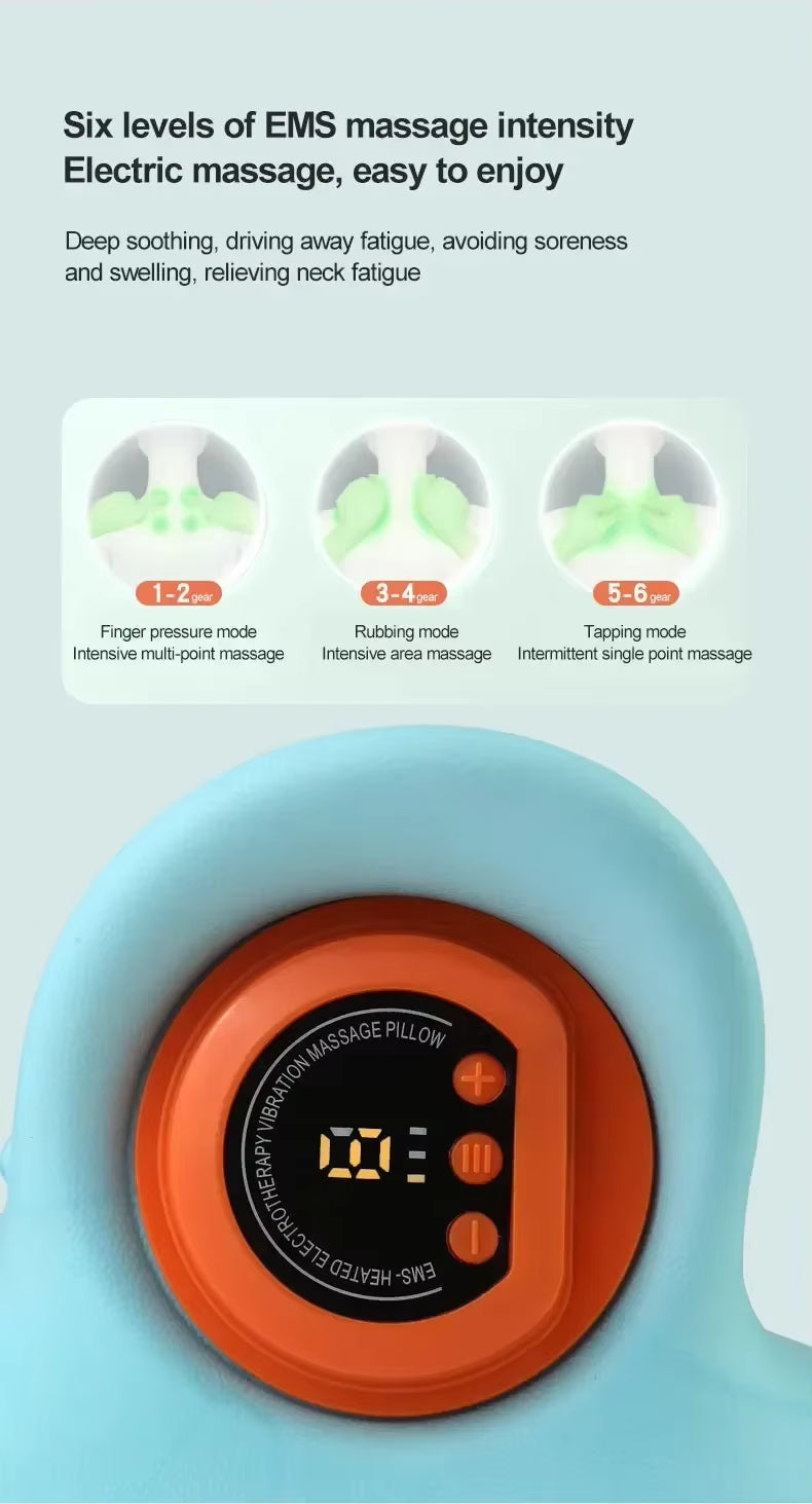 💆‍♀️⚡🔥 PRISMO™ | 4-IN-1 NECK THERAPY MASSAGER