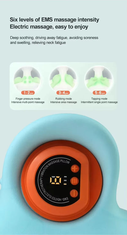 💆‍♀️⚡🔥 PRISMO™ | 4-IN-1 NECK THERAPY MASSAGER