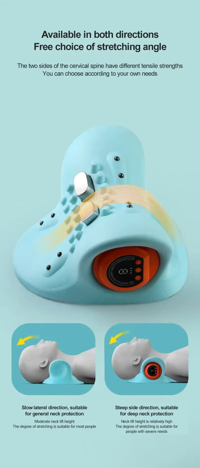 💆‍♀️⚡🔥 PRISMO™ | 4-IN-1 NECK THERAPY MASSAGER