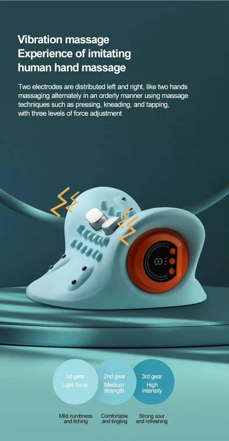 💆‍♀️⚡🔥 PRISMO™ | 4-IN-1 NECK THERAPY MASSAGER